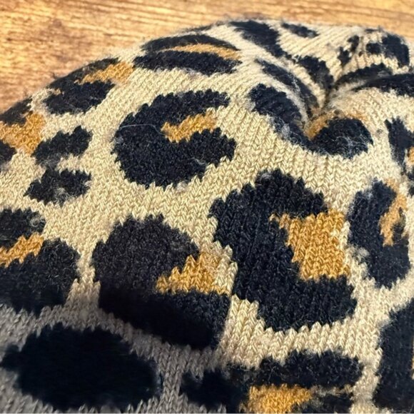 CHERISHED GIRL Leopard Print Beanie Toque It Is Well With My Soul